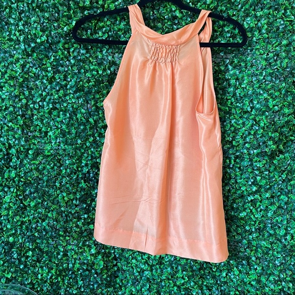 J. Crew Orange Silk Blouse - excellent used condition​ - Picture 2 of 3